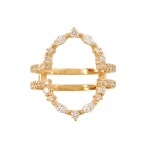 Diamond Ring Guard Nesting Ring Wrap Enhancer Charlotte