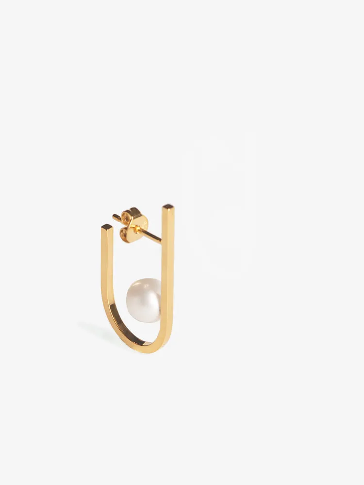 Earring Rivet Pearl