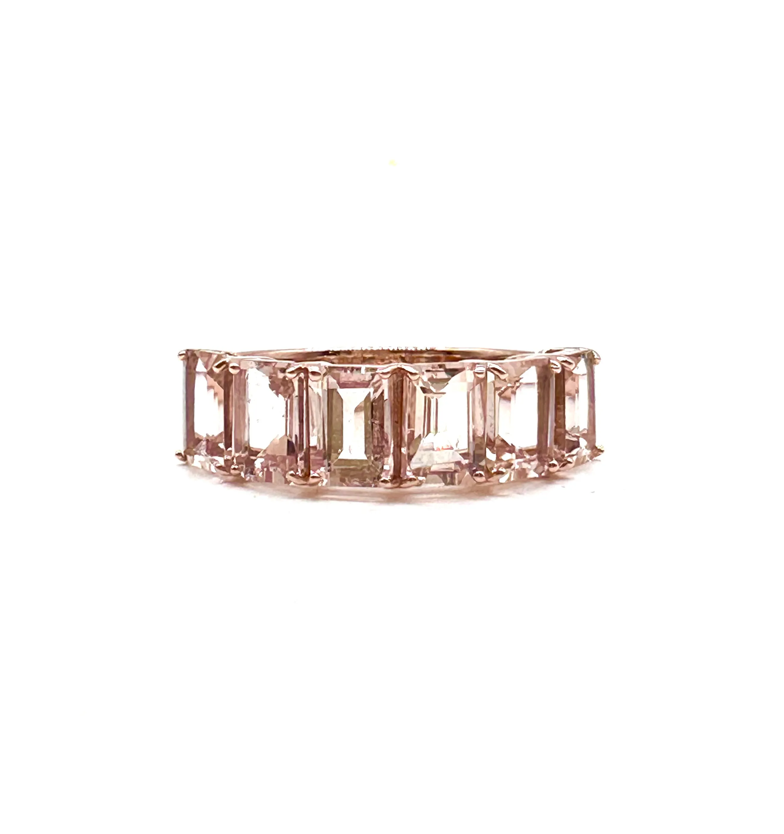 Effy emerald cut Morganite ring