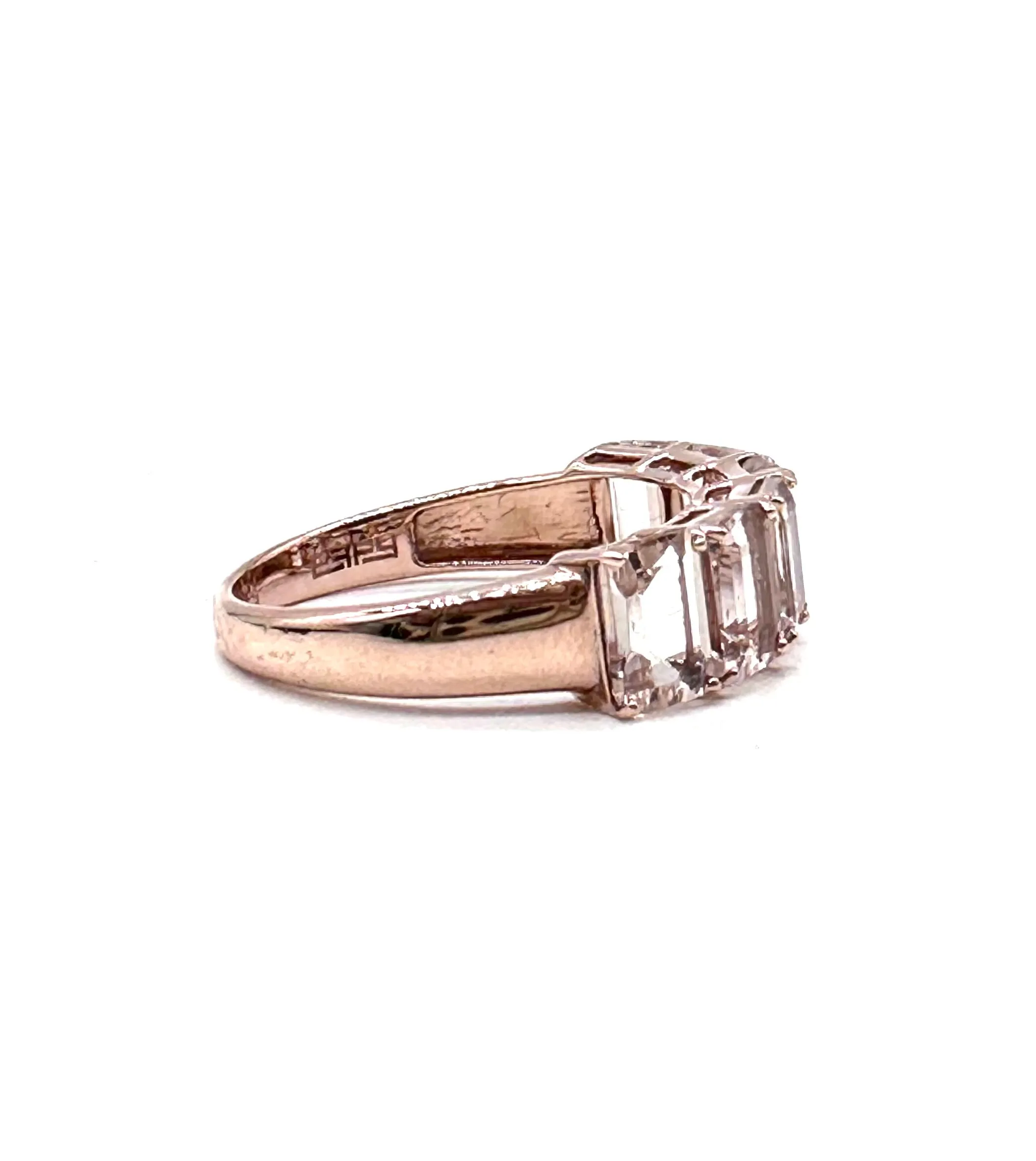 Effy emerald cut Morganite ring
