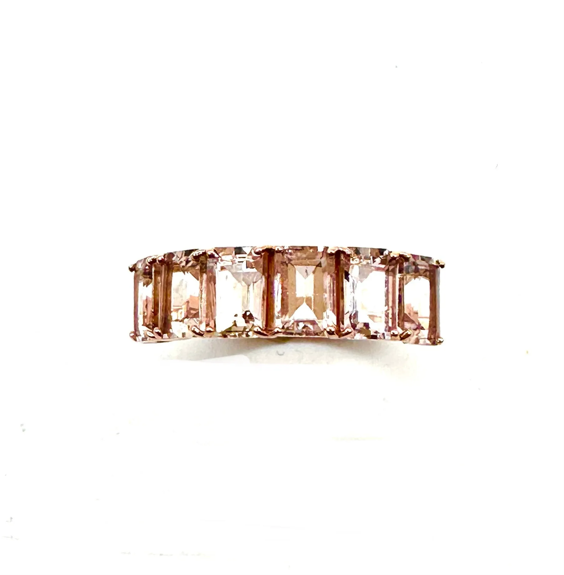 Effy emerald cut Morganite ring