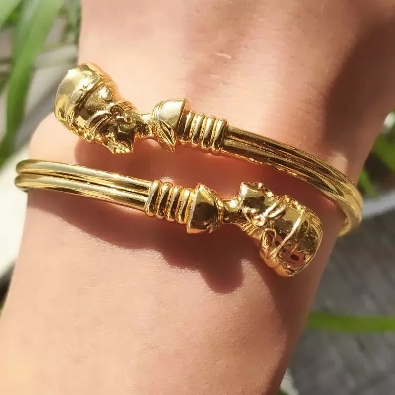 Egyptian Queen Nefertiti Cuff Bangles