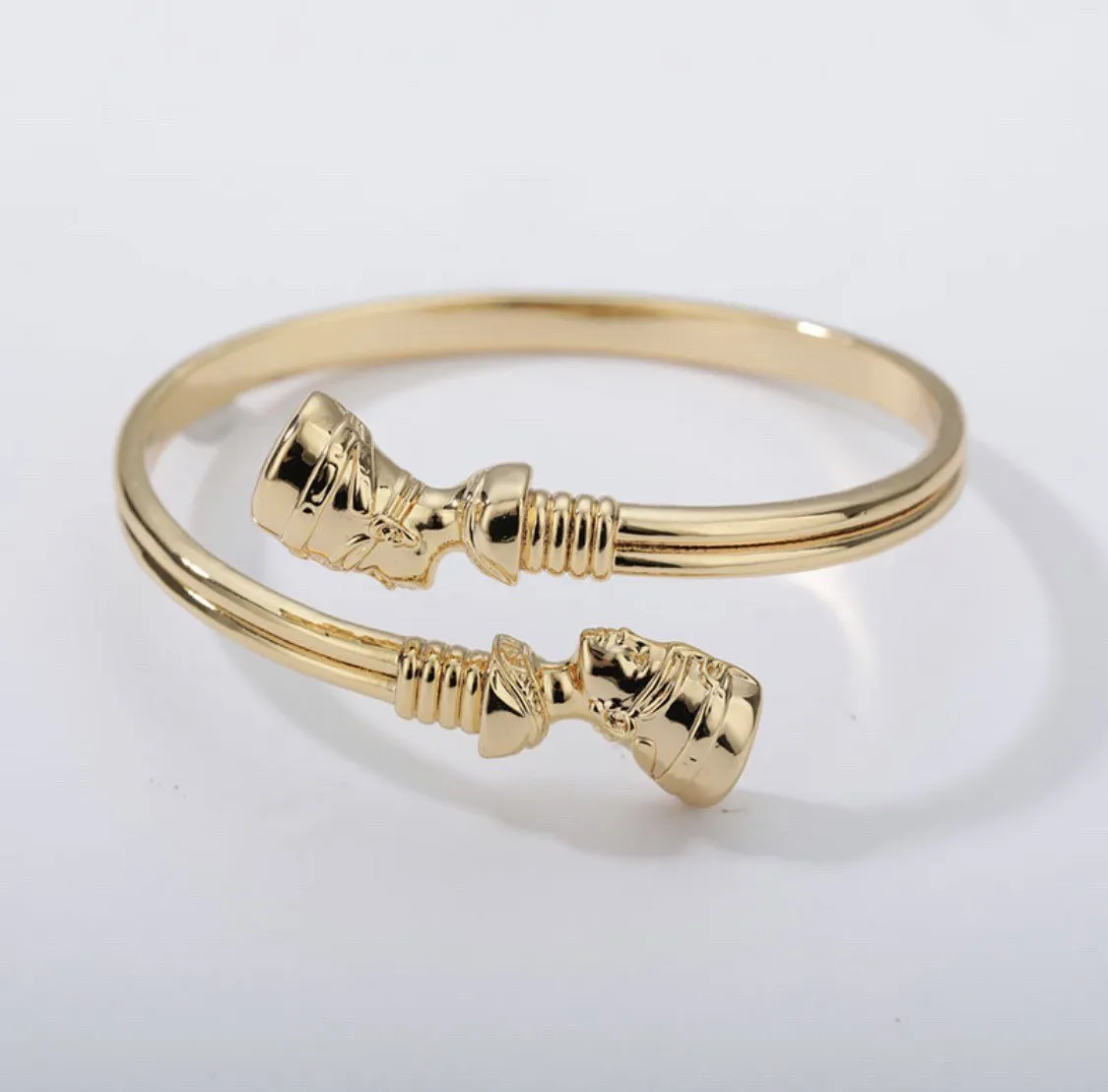 Egyptian Queen Nefertiti Cuff Bangles