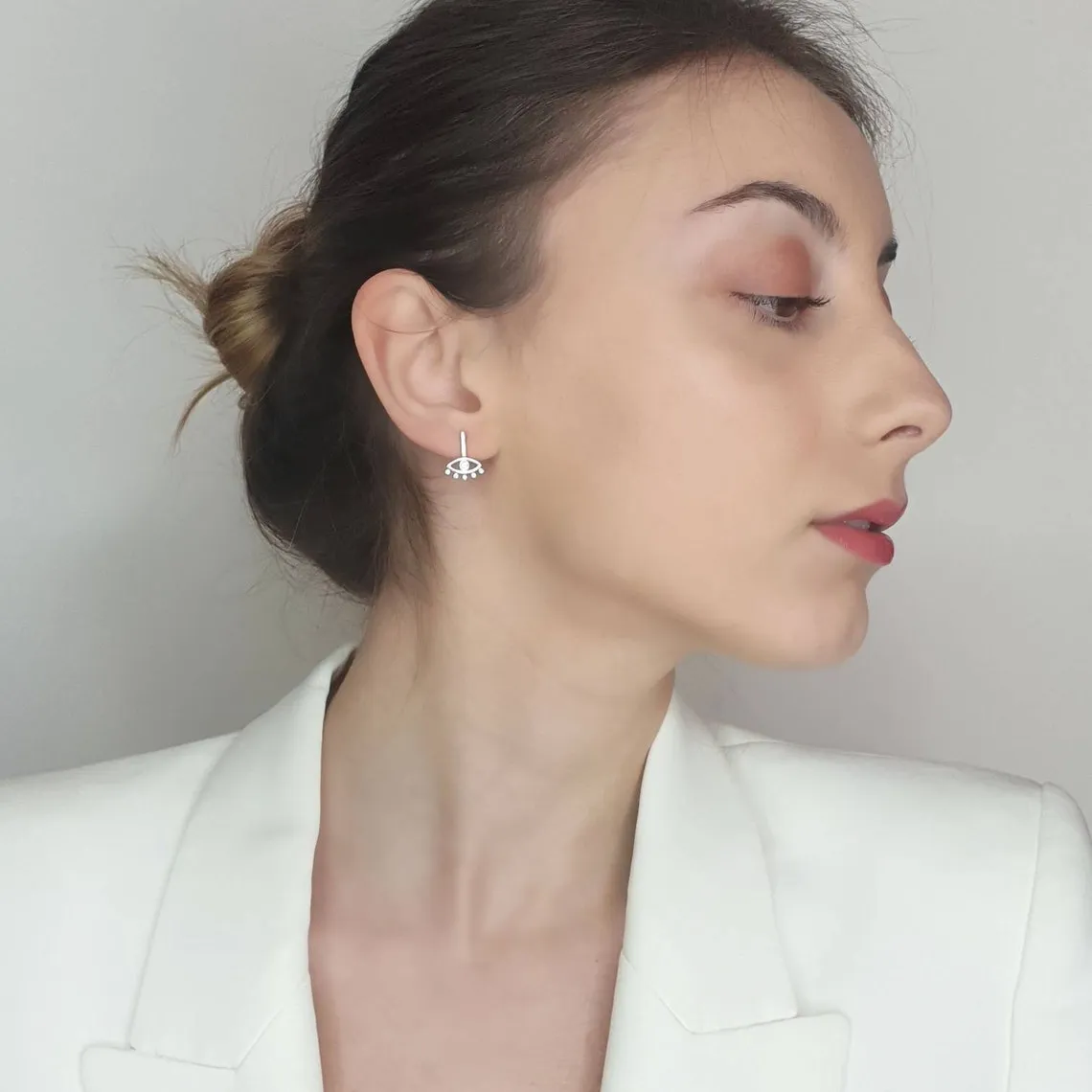 Eye diamonds earrings