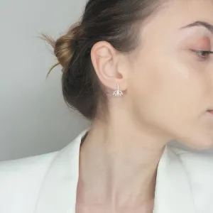 Eye diamonds earrings