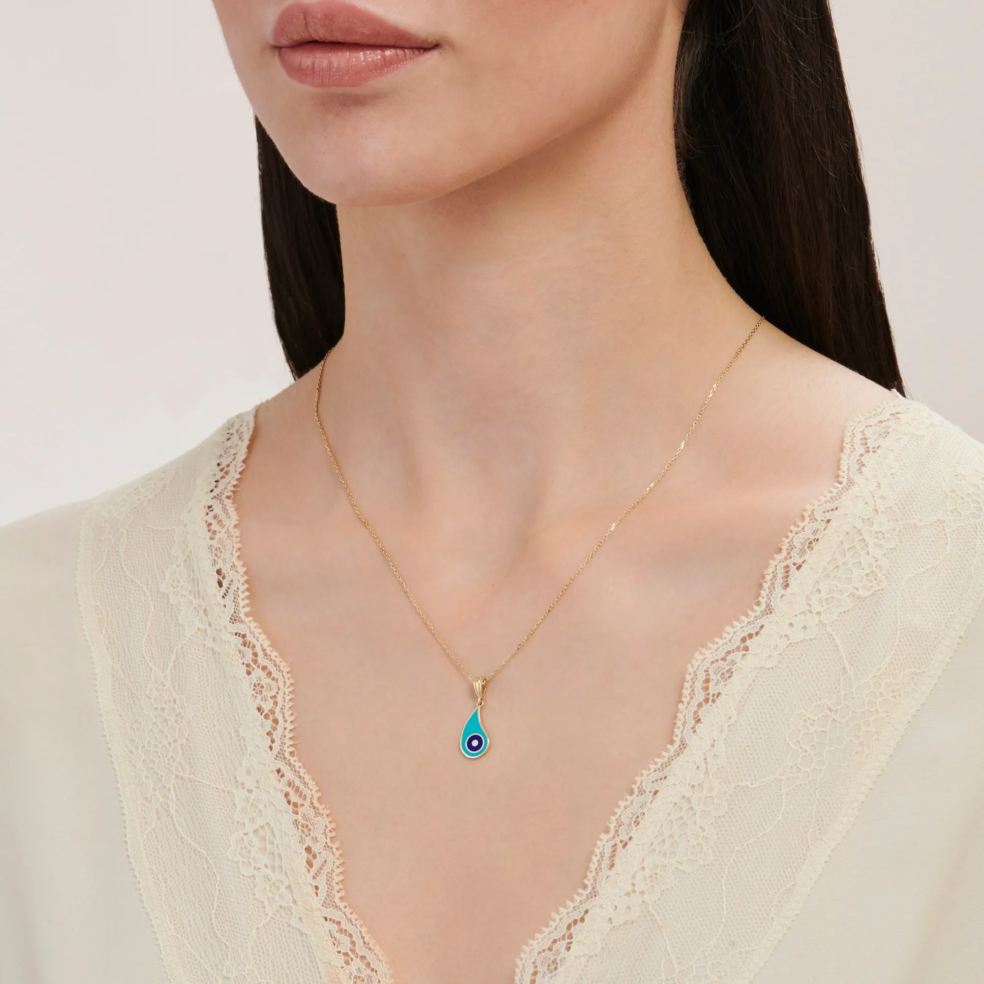 Eye Gold Necklace