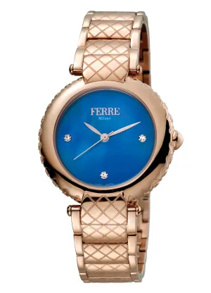 Ferre Milano Women's Donna Elisa 34mm Quartz Watch FM1L099M0071