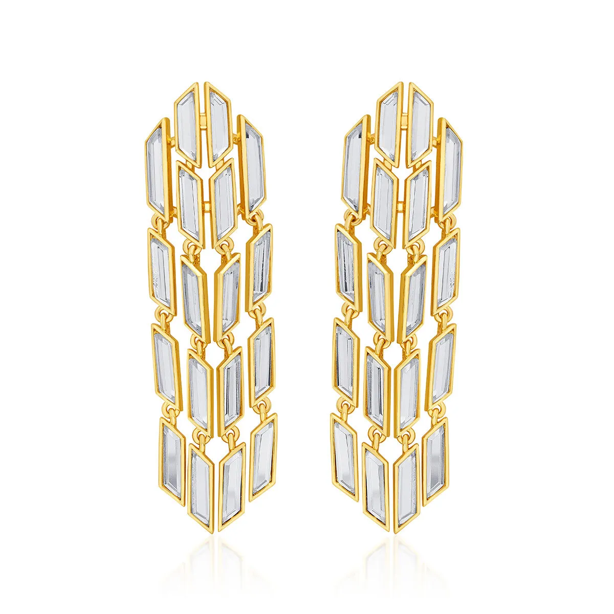 Flash Mirror Rain Earrings
