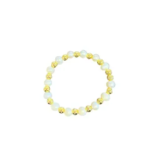 Gabbi's Beaded Pearl Bracelet