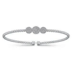 Gabriel & Co Diamond Station Bujukan Cuff Bracelet
