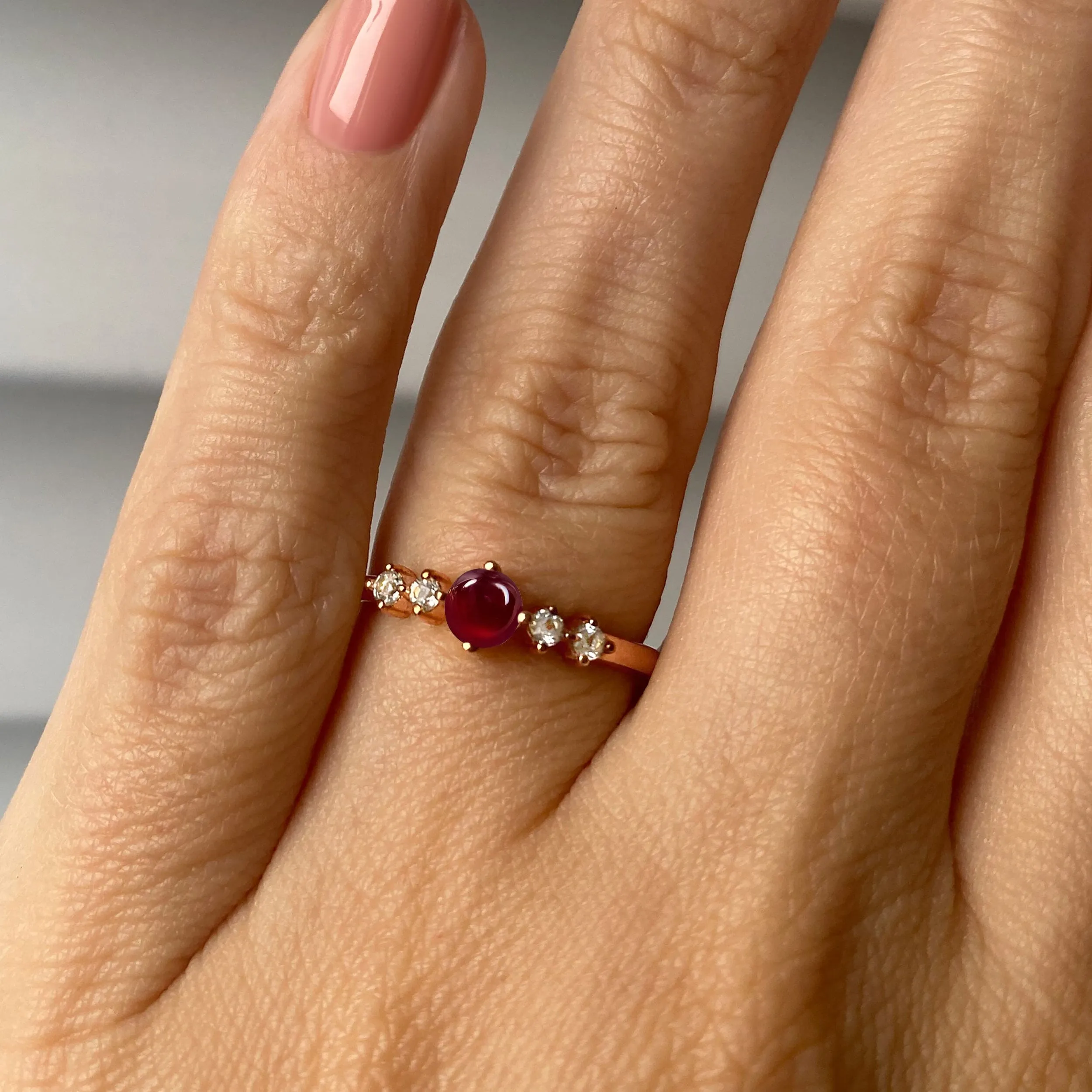 Garnet Ring - Loveliness