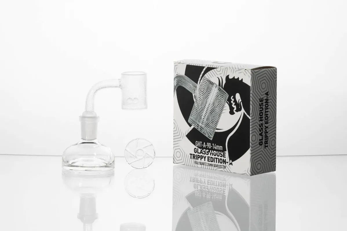 Glass House Trippy Edition Etched Quartz Bangers
