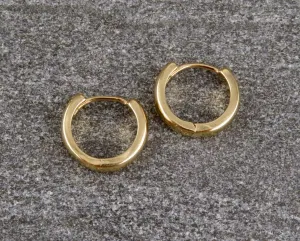 Gold Filled Clicker Hoops - Medium
