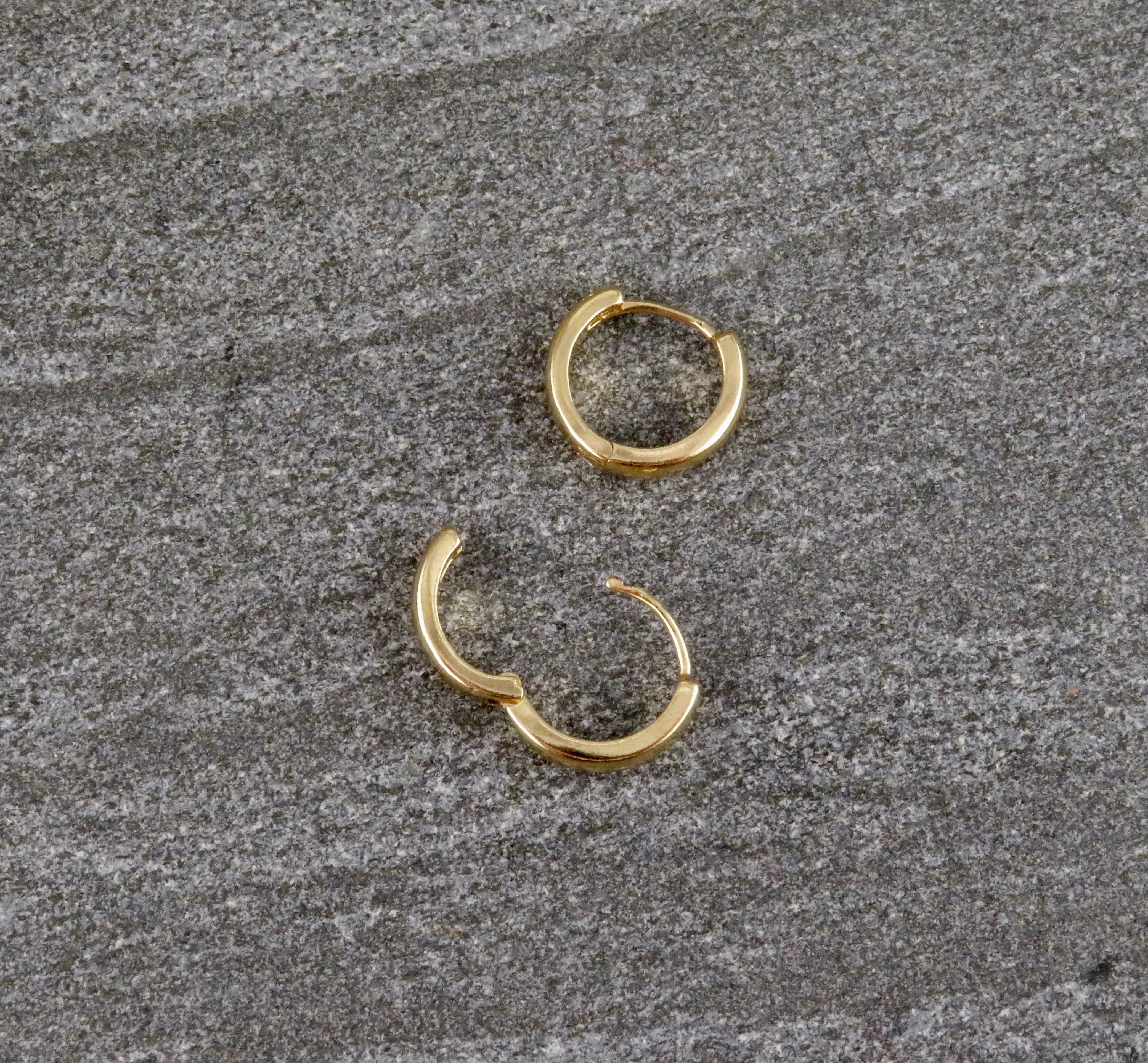 Gold Filled Clicker Hoops - Medium