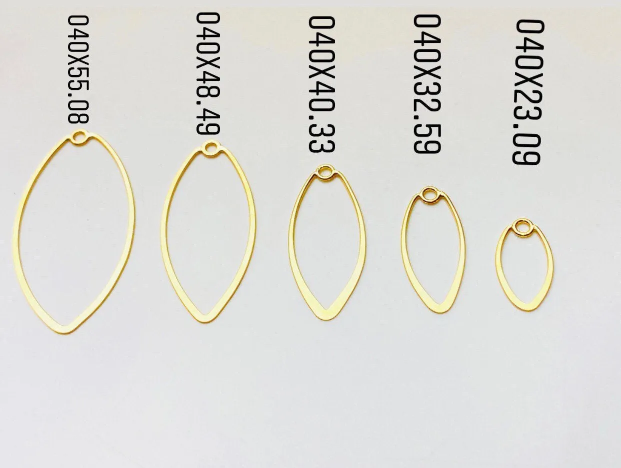 Gold Filled Tear Drop Finding