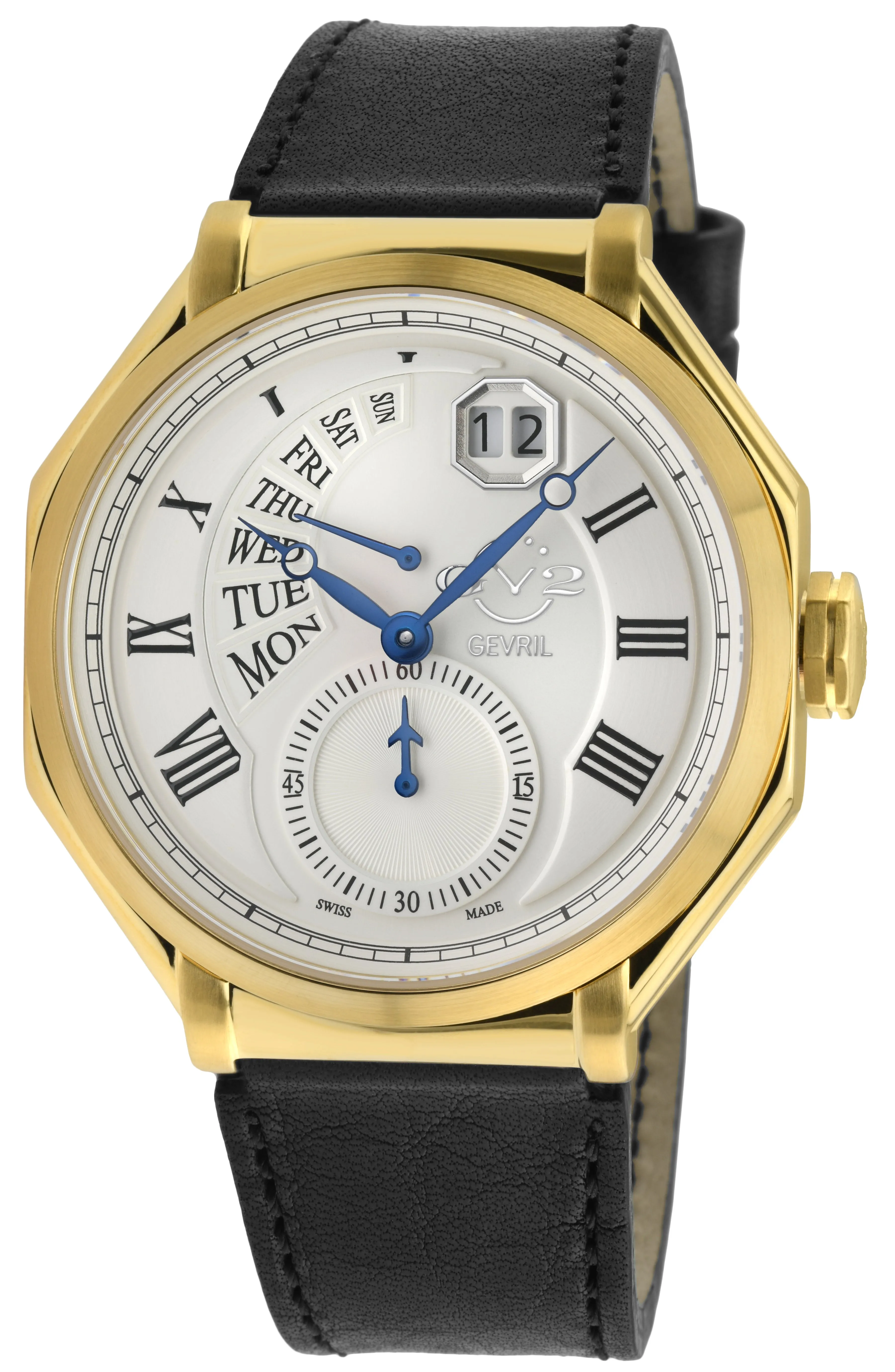 GV2 by Gevril Men's Marchese 44mm Quartz Watch 42422.1