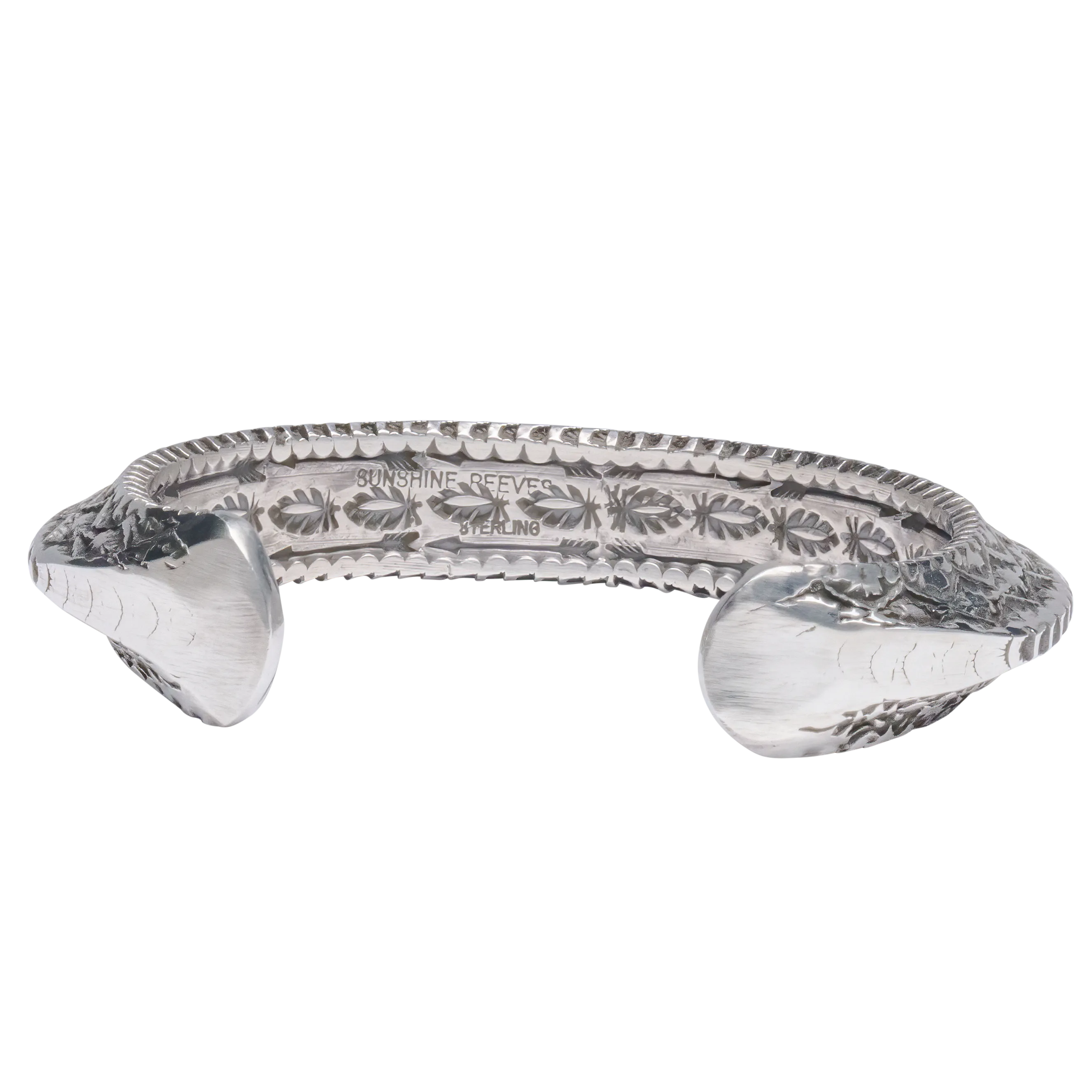 Hand-stamped Sterling Silver Cuff | Sunshine Reeves