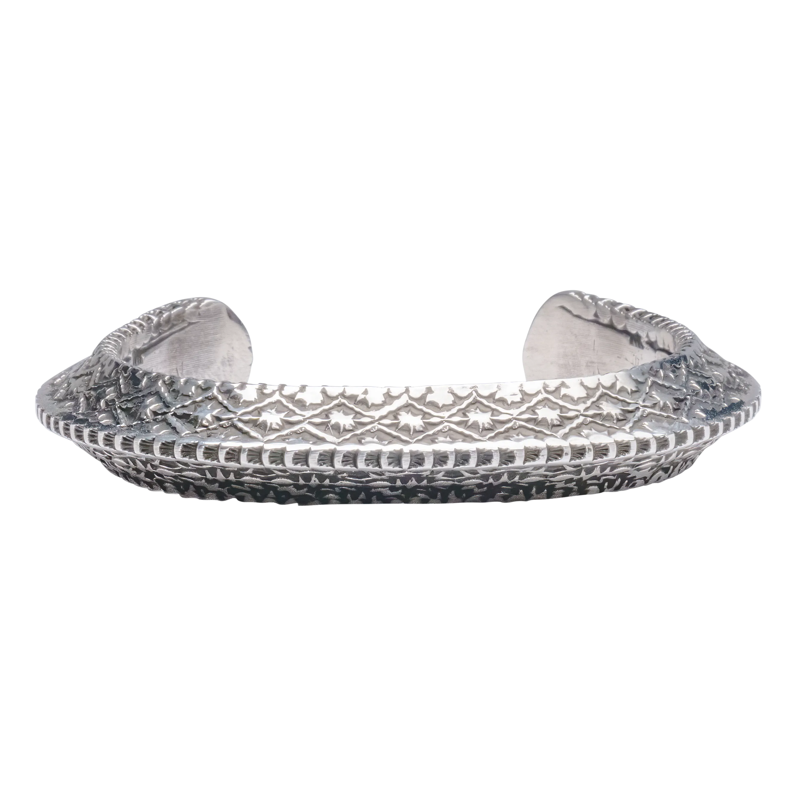 Hand-stamped Sterling Silver Cuff | Sunshine Reeves