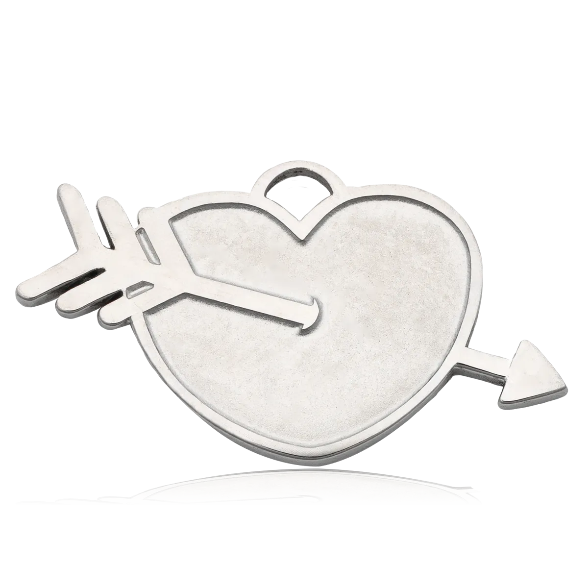 Heart and Arrow Charm with Blue Zebra Jade Charity Bracelet
