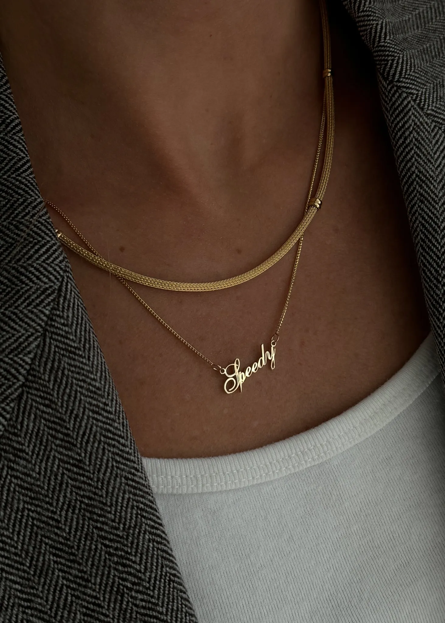 Heirloom Mesh Chain Necklace