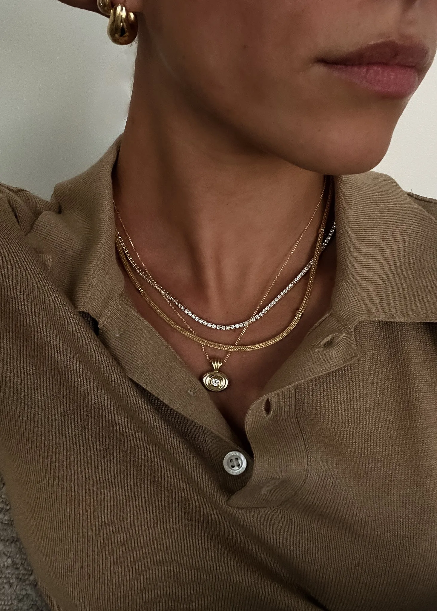 Heirloom Mesh Chain Necklace
