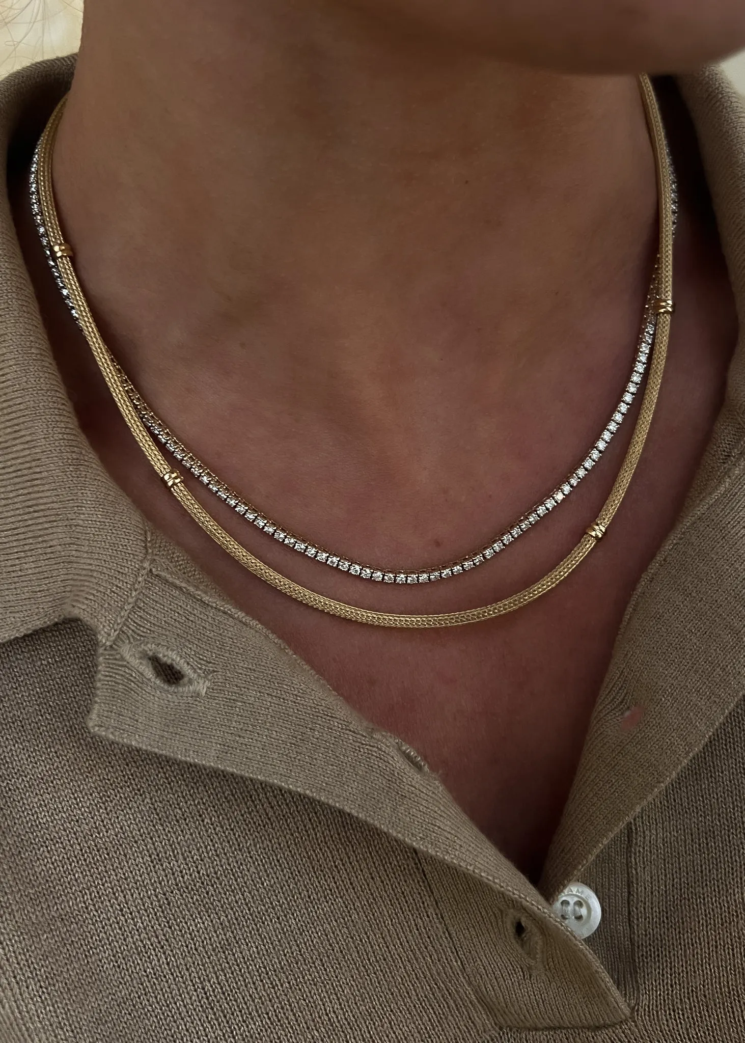 Heirloom Mesh Chain Necklace
