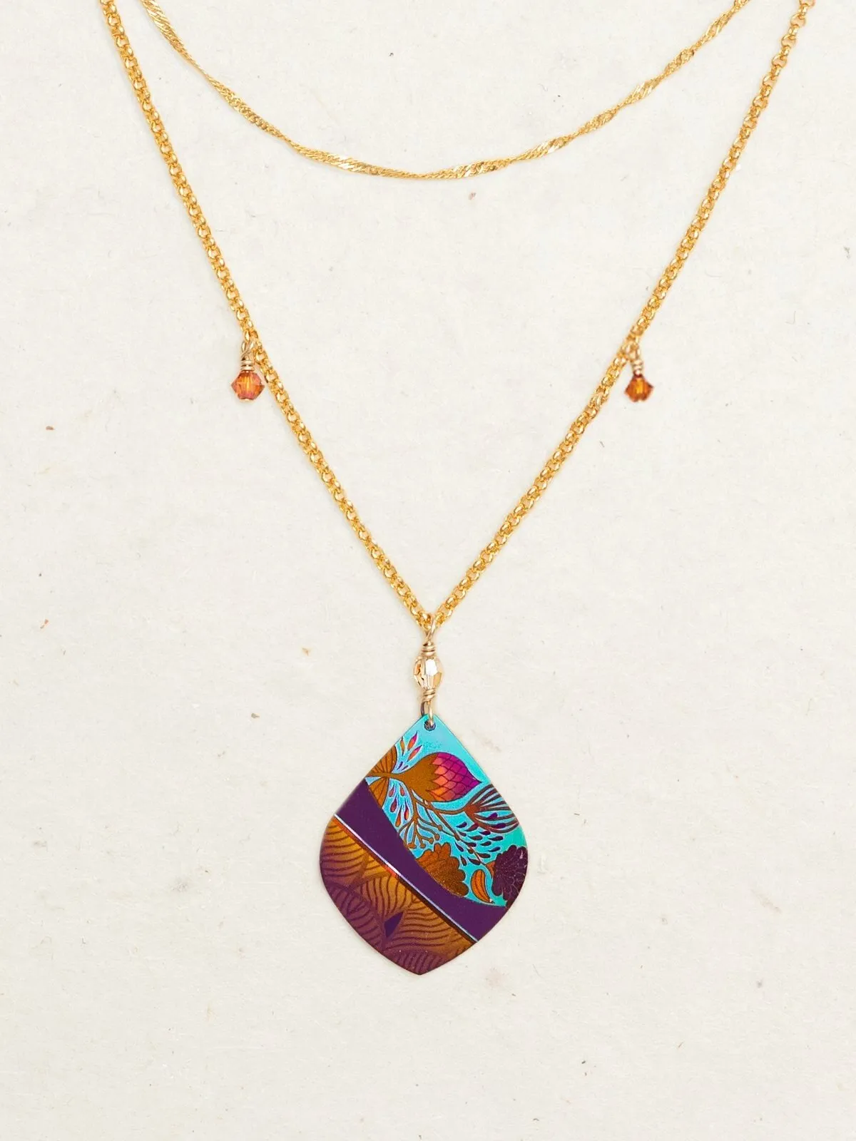 Holly Yashi Lani Necklace - Amber Wave