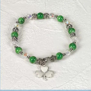 Irish- Italian Stretch Bracelet with Prayer Card - Pack of 4
