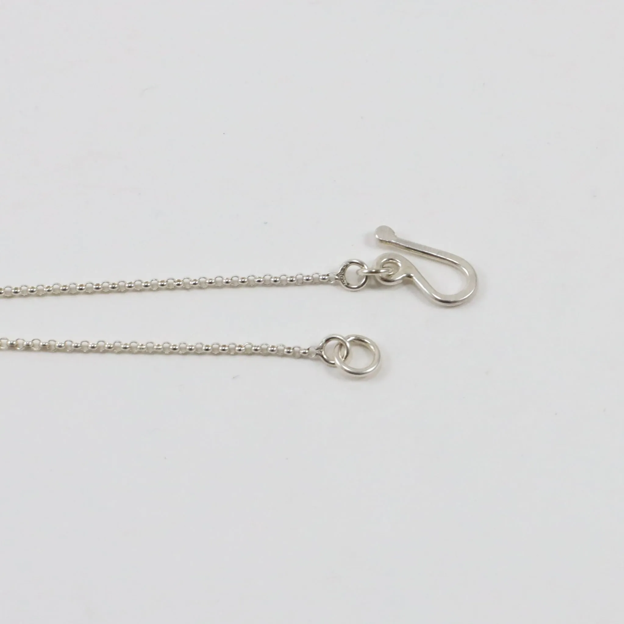 Itty Bitty Garnet Necklace in Sterling by Little Cat Metals