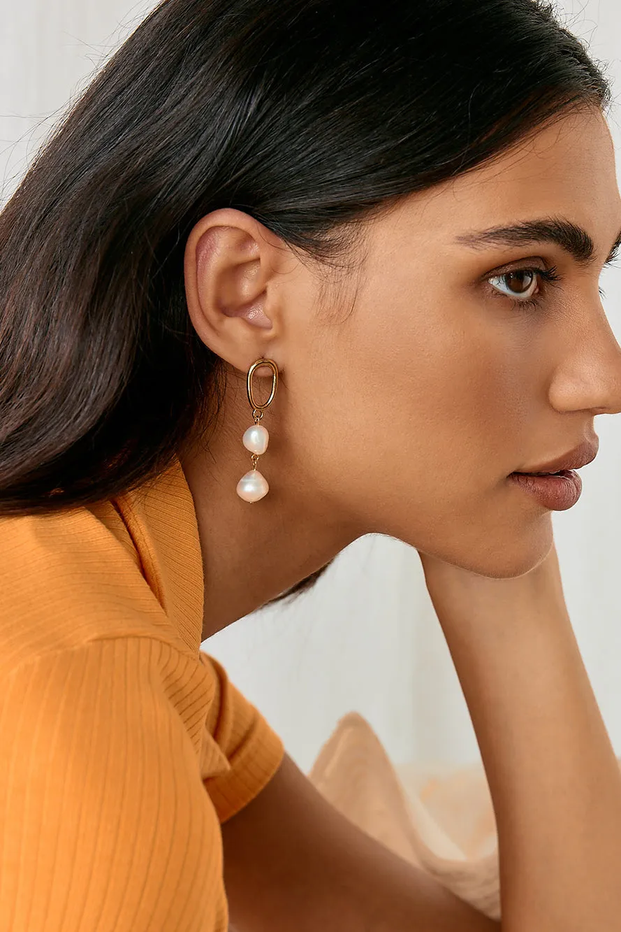 Jacemix Earrings Gold