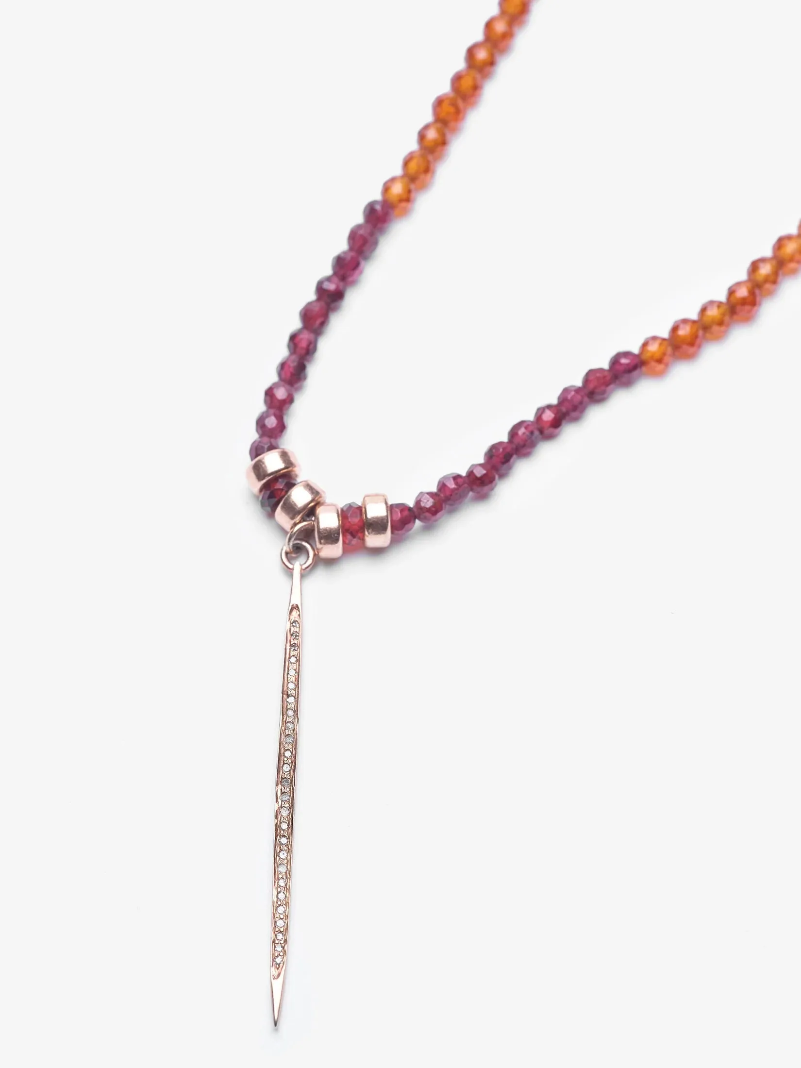 JADA JO NECKLACE - BURNING AMBER