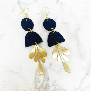 Kensington Leather Earrings