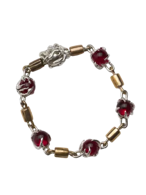LASER RED BALL SPHERE BRACELET