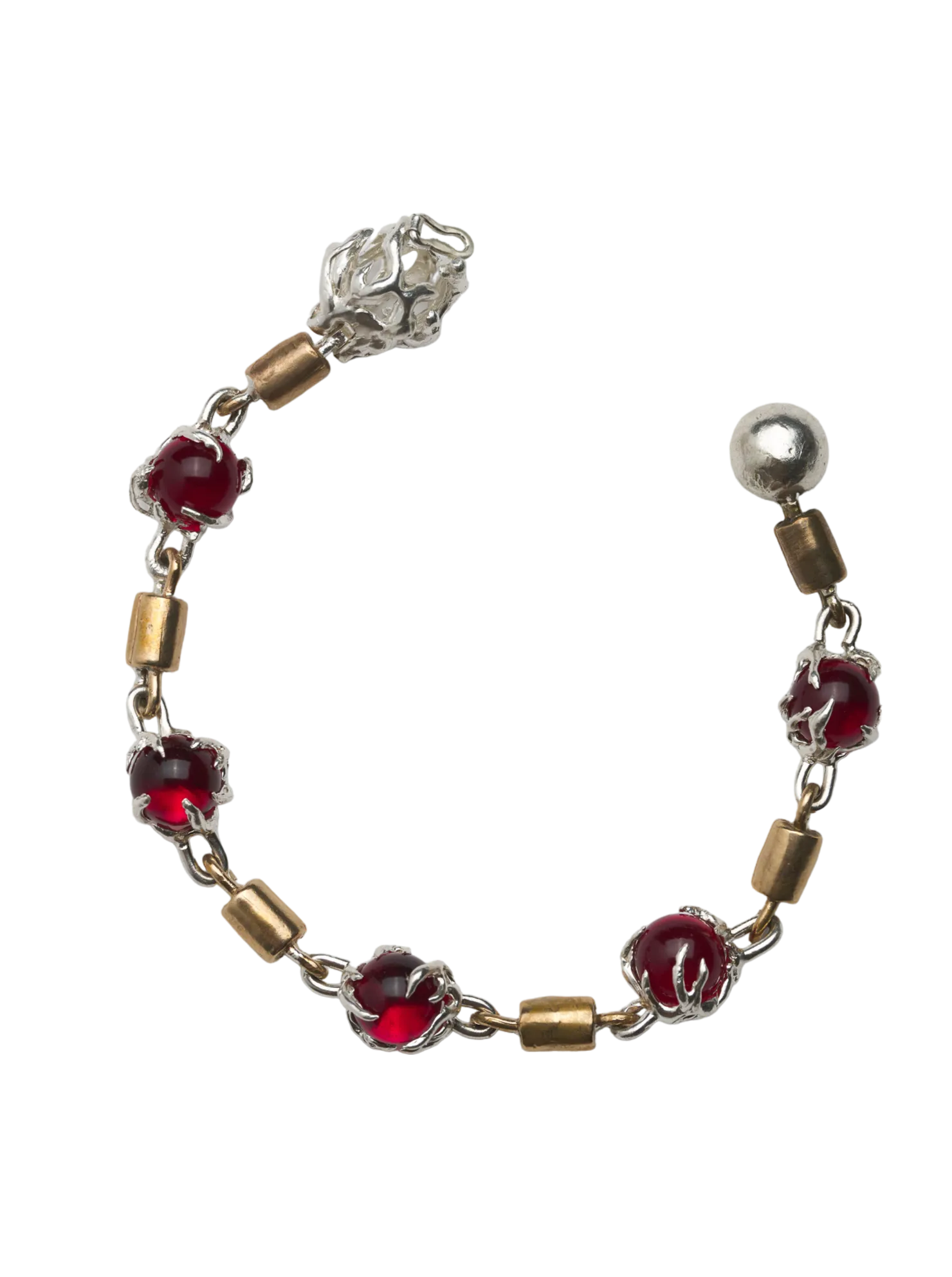 LASER RED BALL SPHERE BRACELET