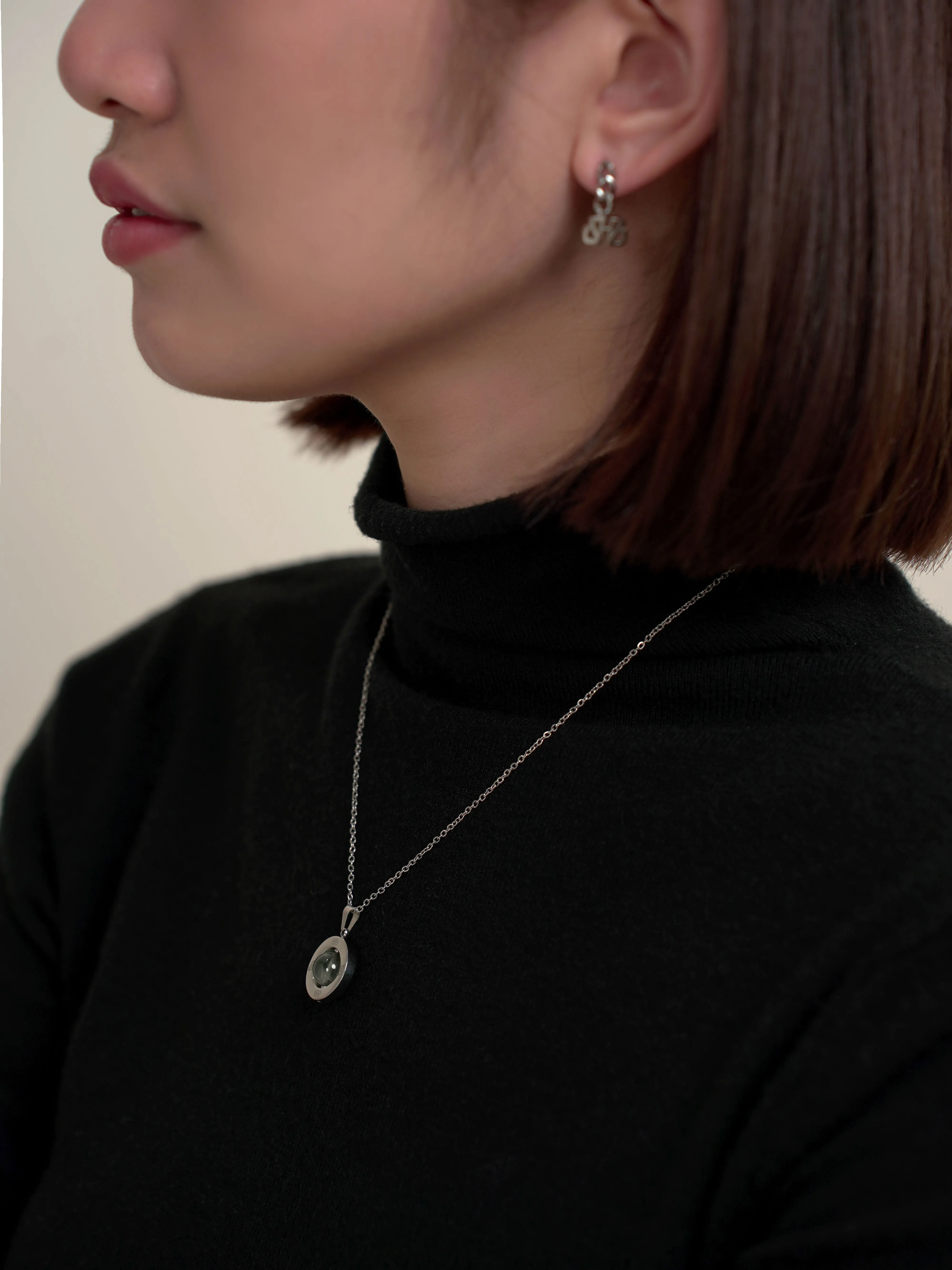 Magic Stone Necklace Collection GREEN PHANTOM QUARTZ 绿幽灵