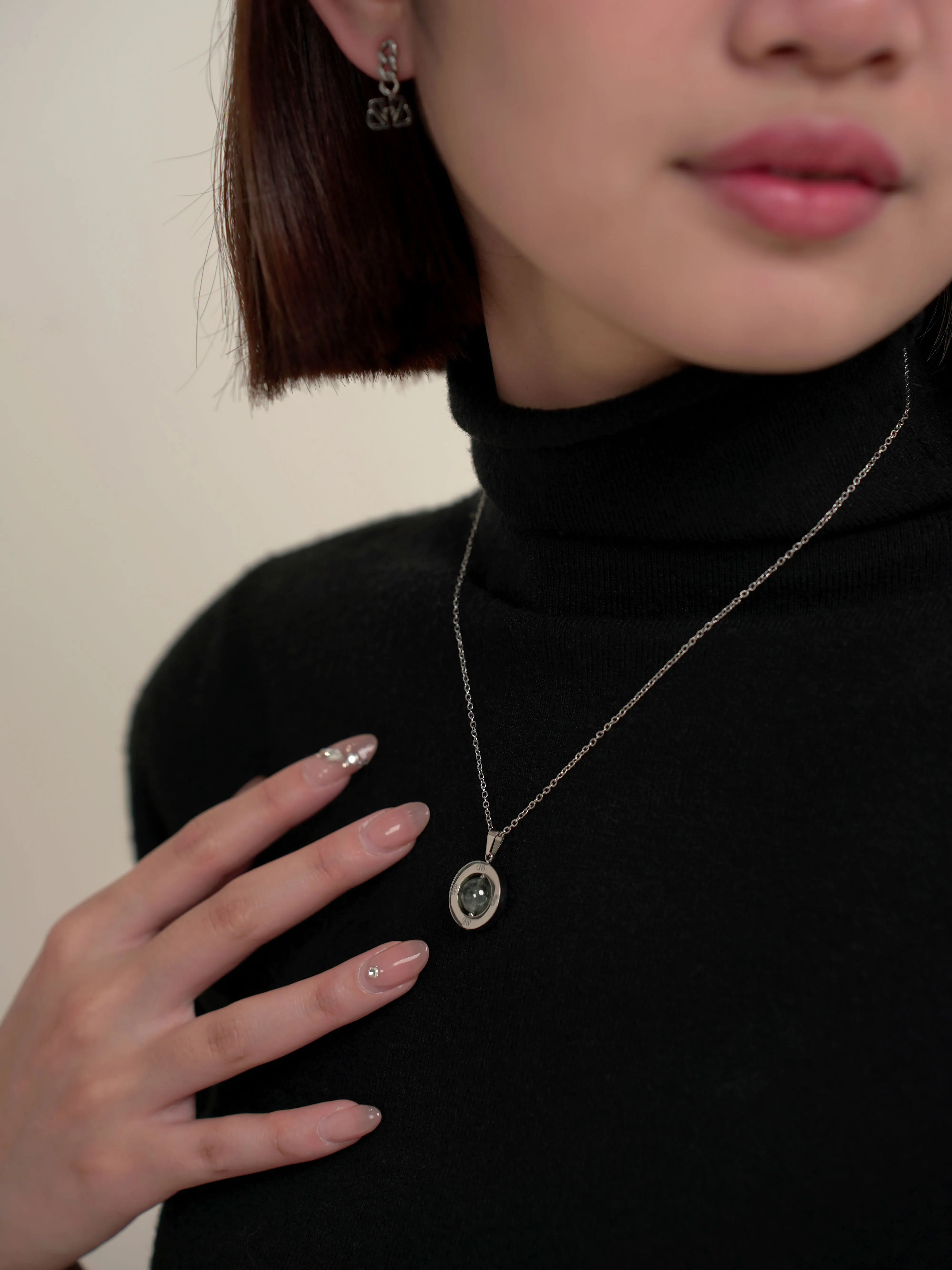 Magic Stone Necklace Collection GREEN PHANTOM QUARTZ 绿幽灵