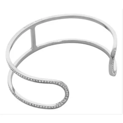 Michael Kors Silver Heritage-Maritime Pave Cuff