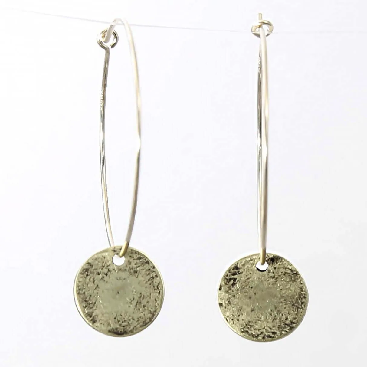 Mini Moon Hoop Earrings
