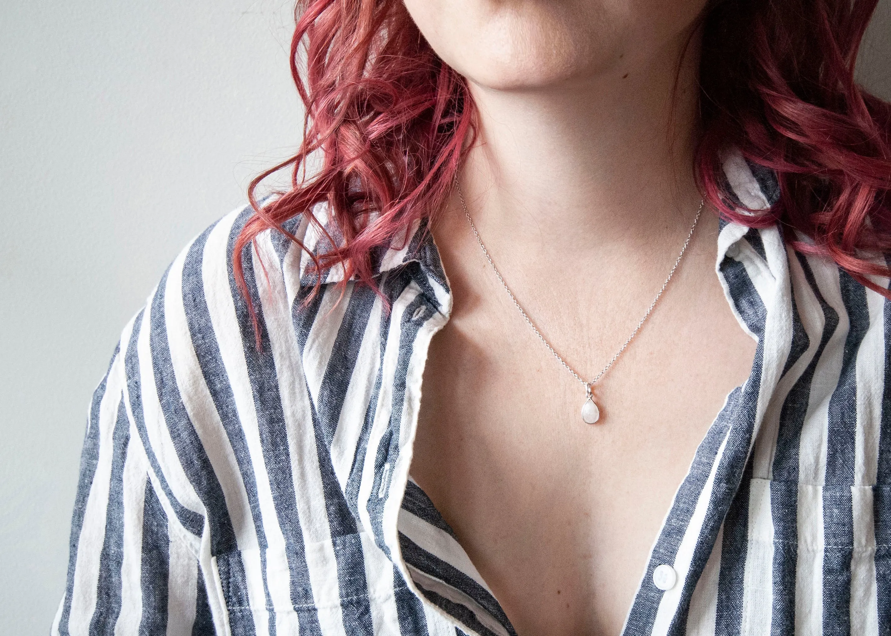 Moonstone Stone Necklace