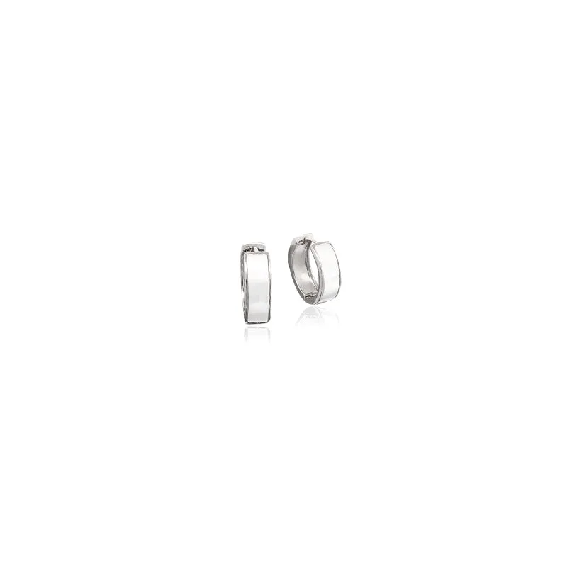 Mother of Pearl Hoop Earrings
