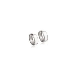 Mother of Pearl Hoop Earrings