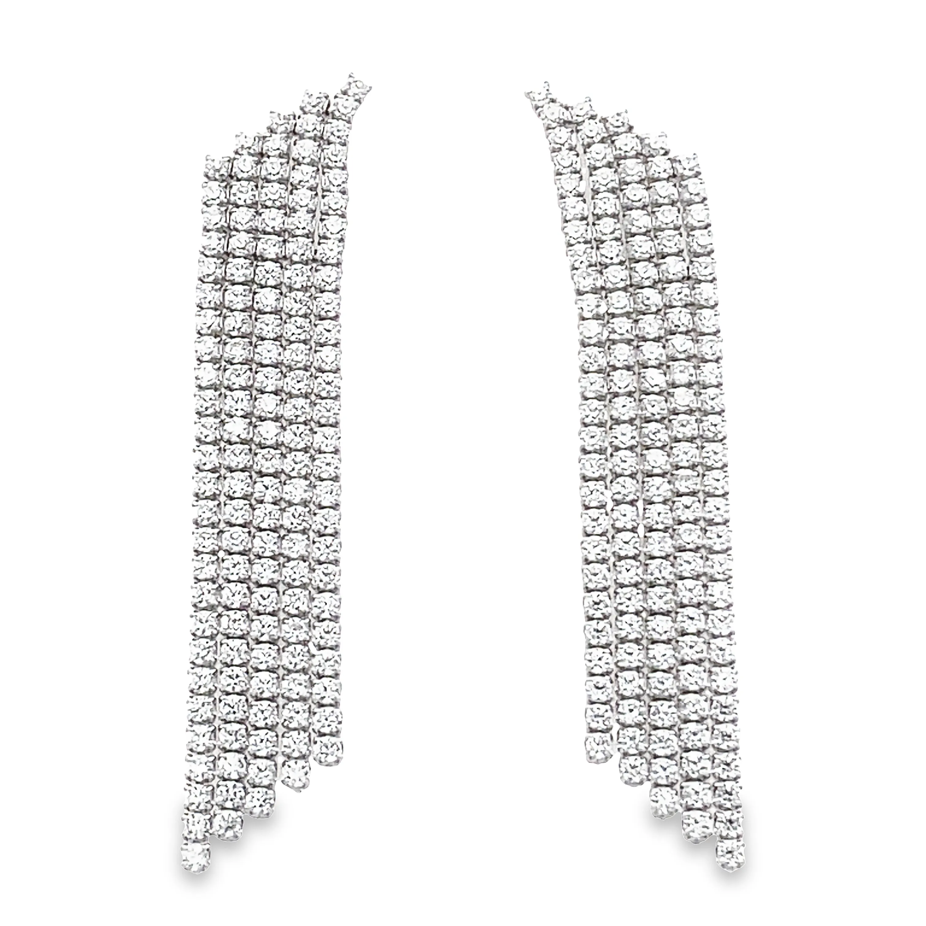 Multi Chain Drop Earrings