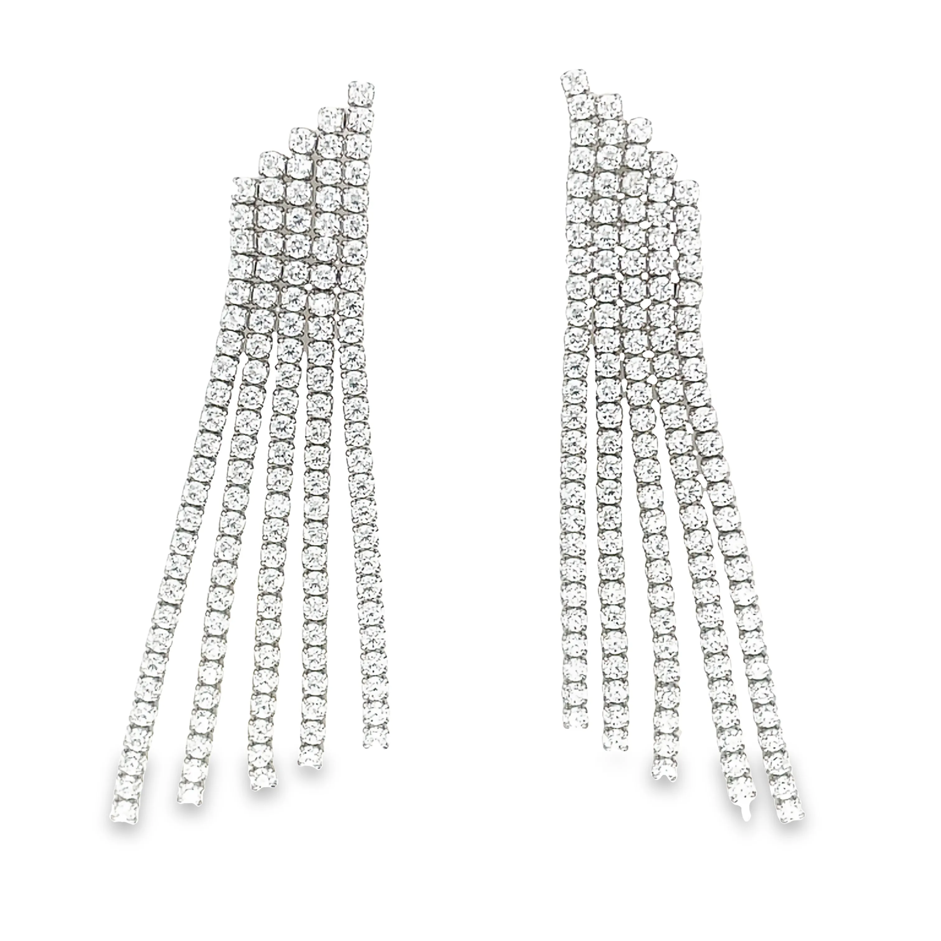 Multi Chain Drop Earrings