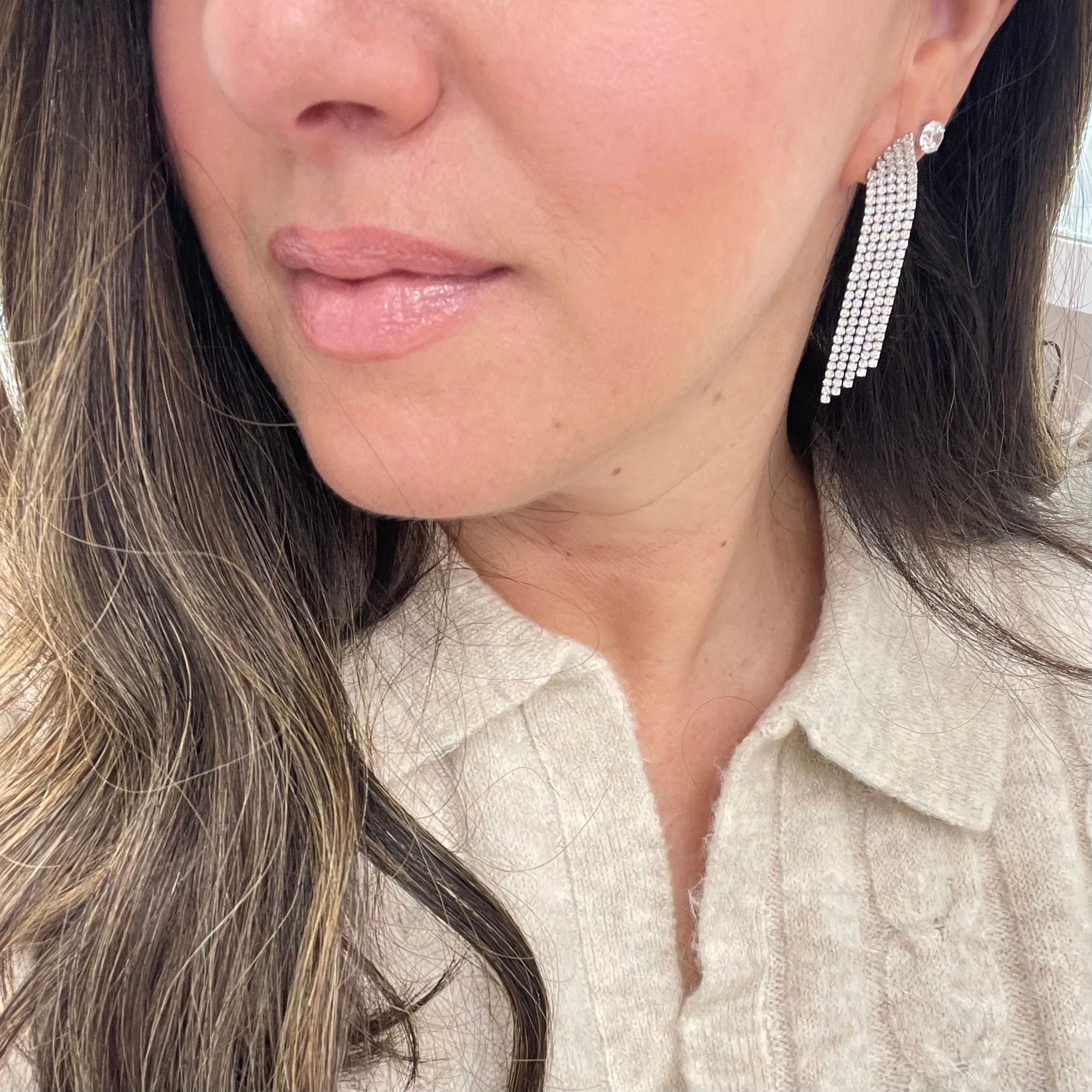 Multi Chain Drop Earrings
