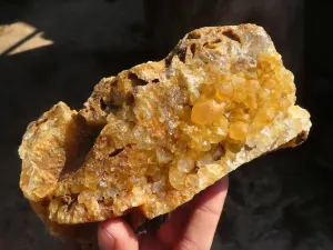 Natural Limonite Quartz Clusters x 3 From Solwezi, Zambia