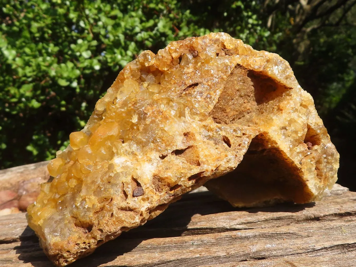 Natural Limonite Quartz Clusters x 3 From Solwezi, Zambia