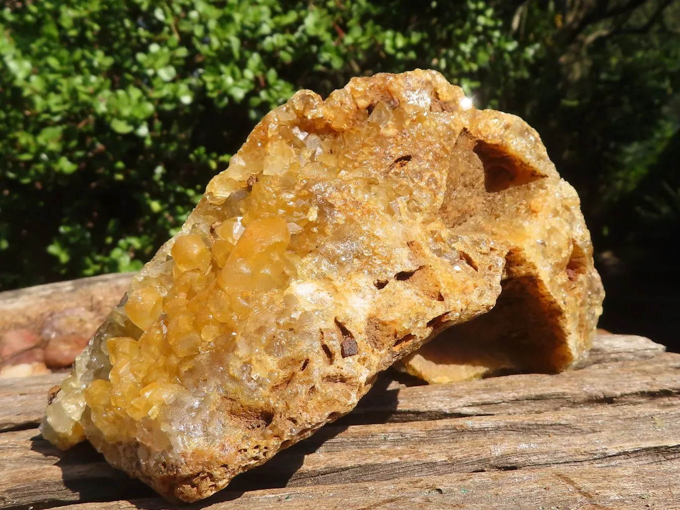Natural Limonite Quartz Clusters x 3 From Solwezi, Zambia
