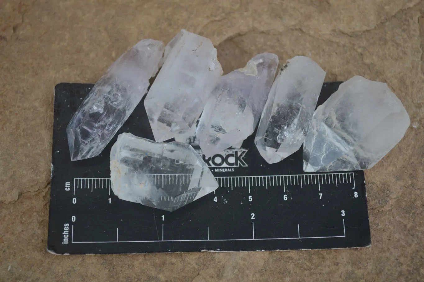 Natural Mixed Selection Of Brandberg Quartz Crystals x 35 From Namibia