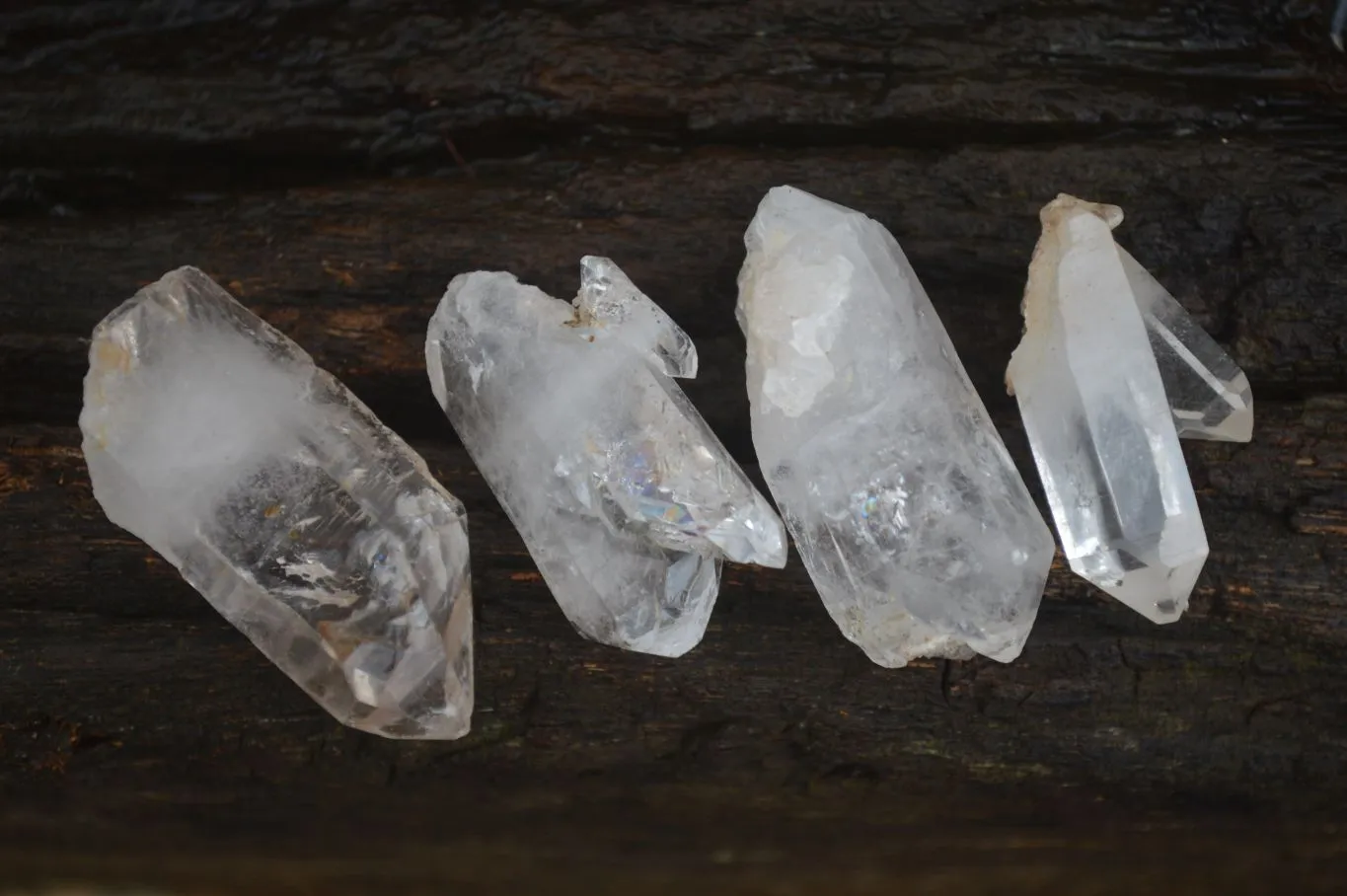 Natural Mixed Selection Of Brandberg Quartz Crystals x 35 From Namibia