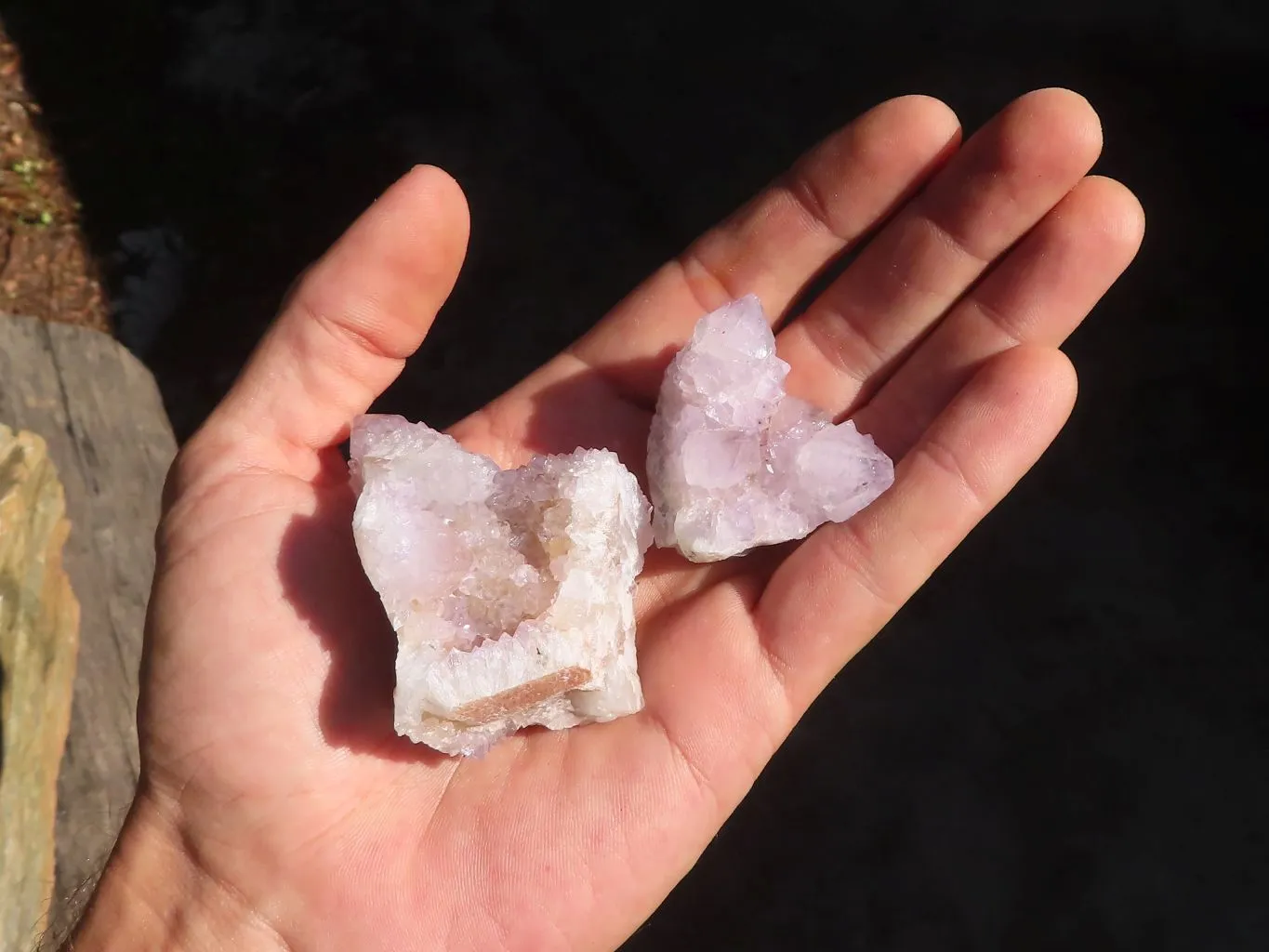 Natural Pale Lilac Spirit Amethyst Quartz Crystals x 20 From Boekenhouthoek, South Africa